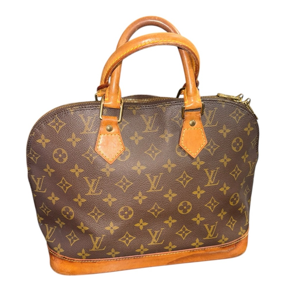 Louis Vuitton Alma Monogram Canvas Top Handle Vintage with D rings-see callouts